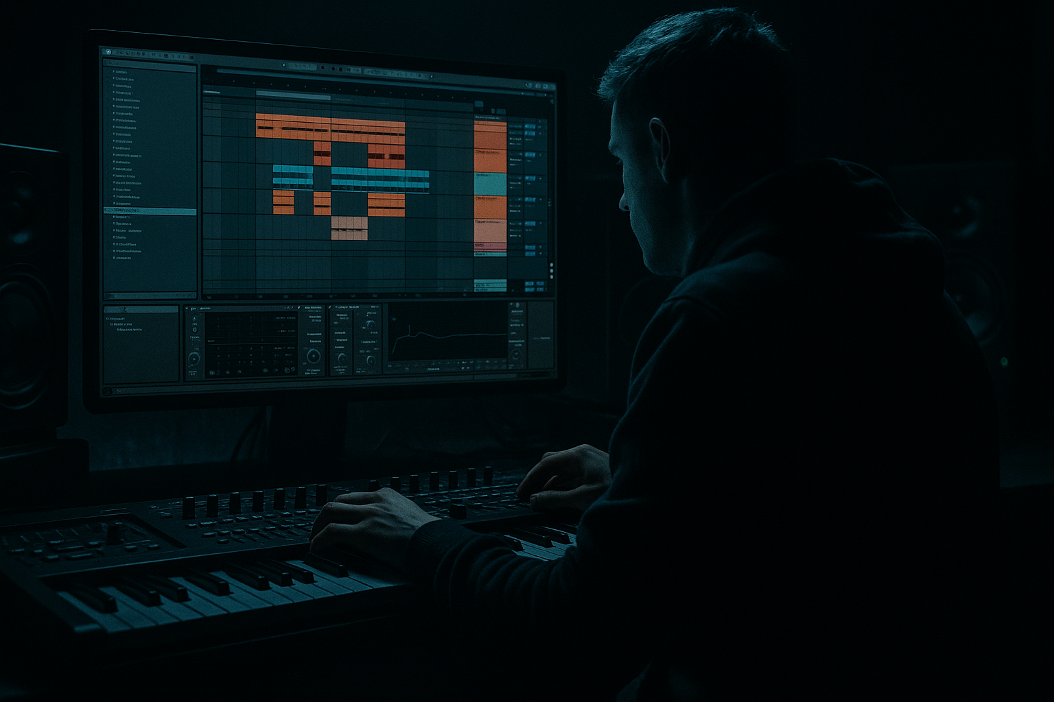 Makoto edit: drive a spinback FX from scratch in Ableton Live 12 for late-night roller weight (Beginner · Sound Design · tutorial) cover image