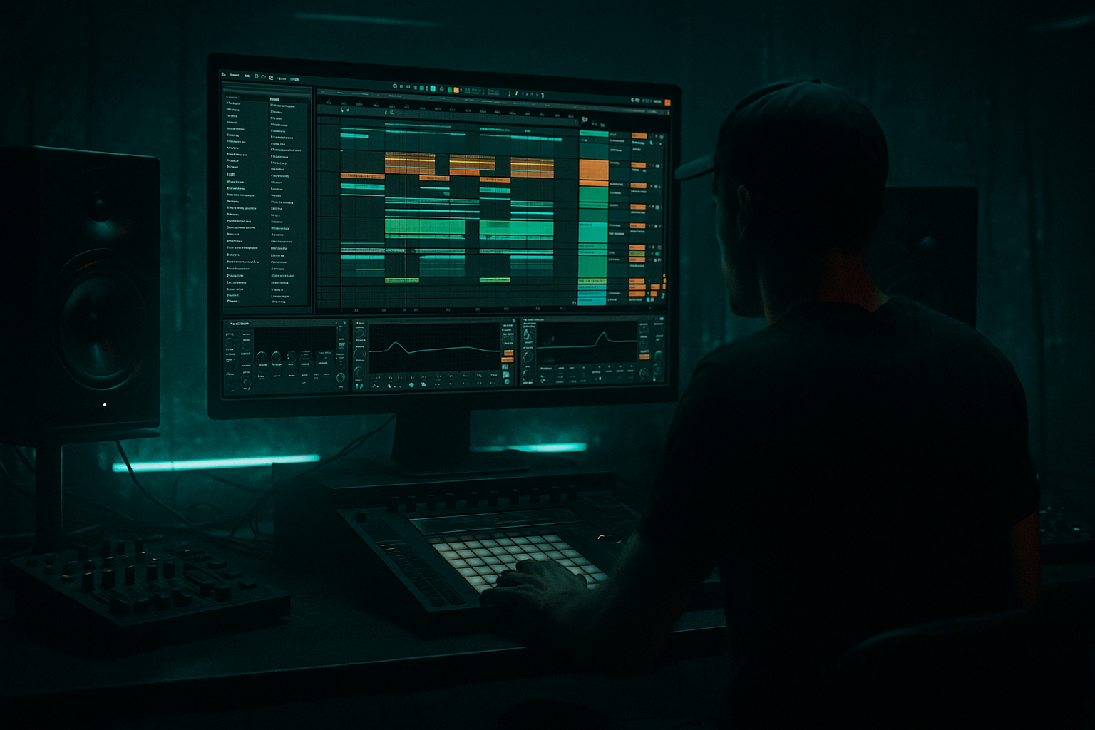 Photek tambourine layer: distort and arrange in Ableton Live 12 with minimal CPU load (Advanced · Sound Design · tutorial) cover image