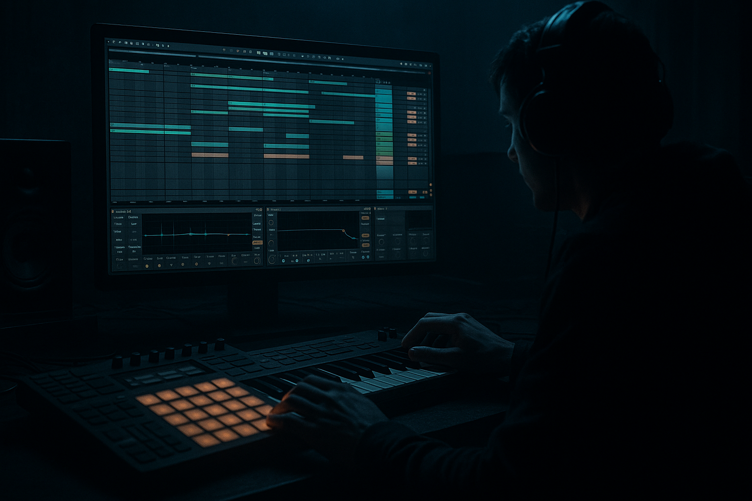 Slice a Photek talking bass in Ableton Live 12 with DJ-friendly structure (Advanced · FX · tutorial) cover image