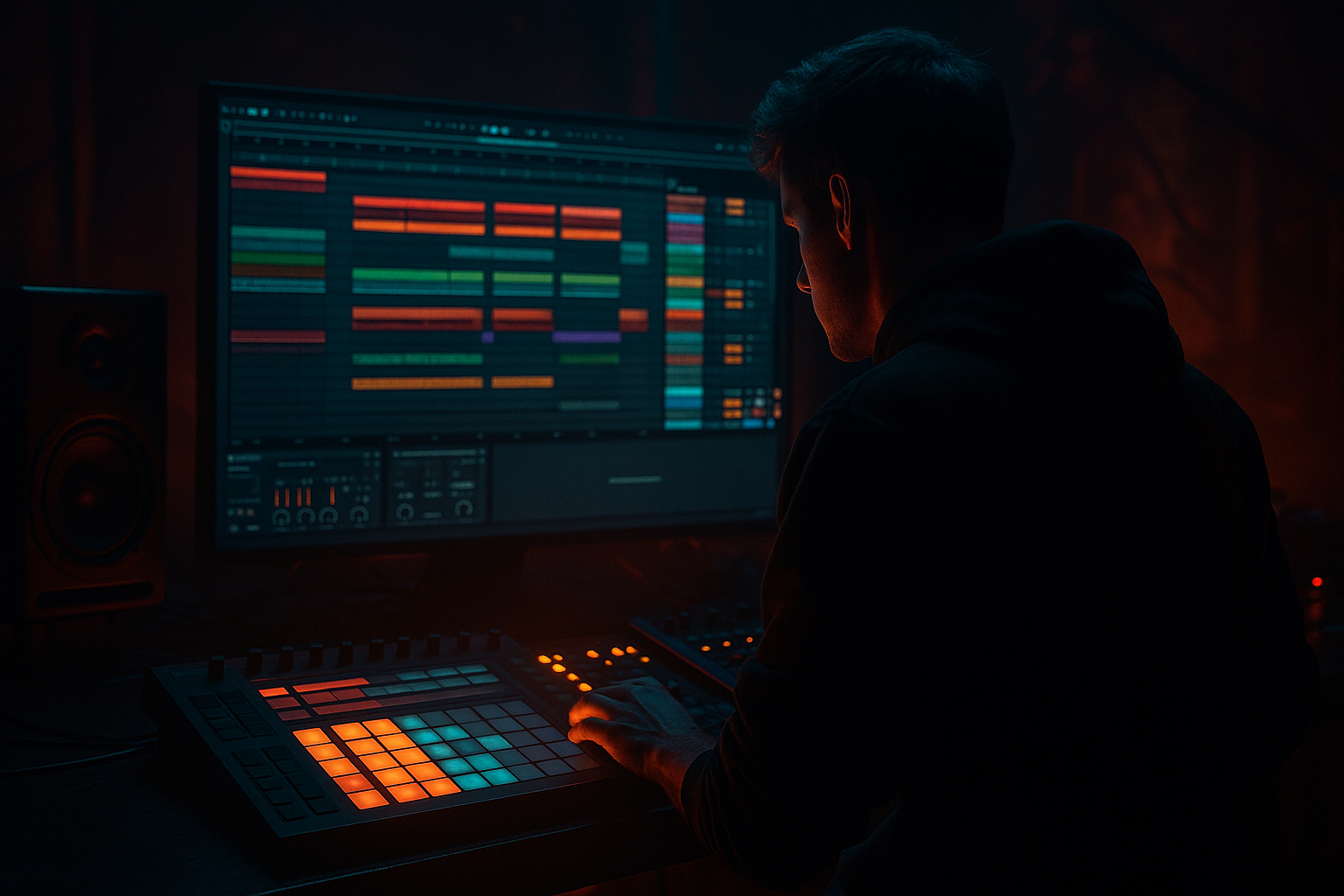 DJ Krust edit: blend a vocal stab from scratch in Ableton Live 12 for rave-laced tension (Advanced · FX · tutorial) cover image
